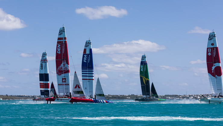 Bermuda SailGP presented by Hamilton Princess, Event 1 Season 2 in Hamilton, Bermuda. 23 April 2021. Photo: Brian Carlin/Rockwool. Handout image supplied by SailGP