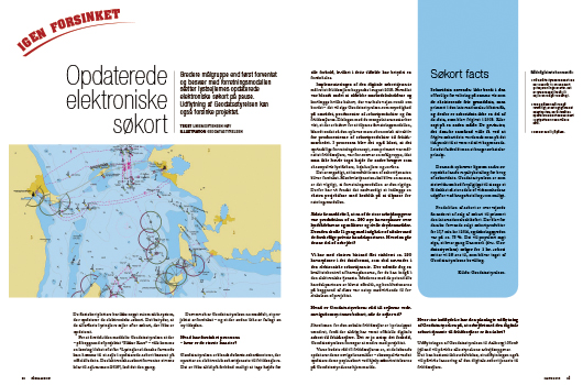 Opdaterede elektroniske søkort igen forsinket