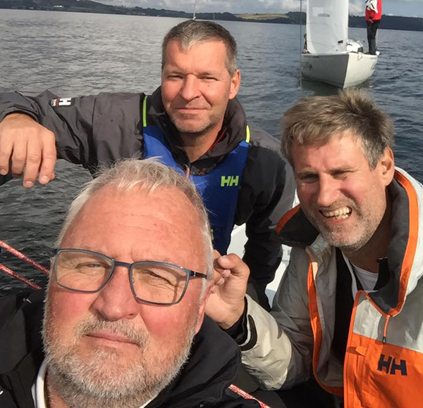Palle Koch Henrik K Larsen og Claus Hovgaard i jysk jubelscene