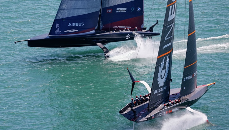 15/01/21 - Auckland (NZL)36th America’s Cup presented by PradaPRADA Cup 2021 - Round Robin 1Ineos Team UK, New York Yacht Club American Magic