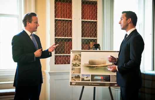 Ben Ainslie meet David Cameron at 10 Downing Street 530