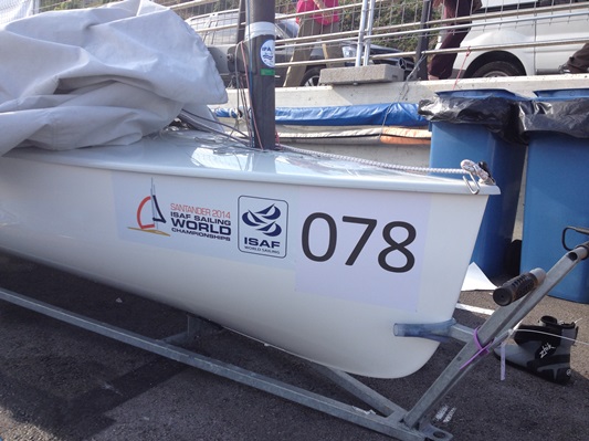 Jonas bow number ISAF Worlds 533