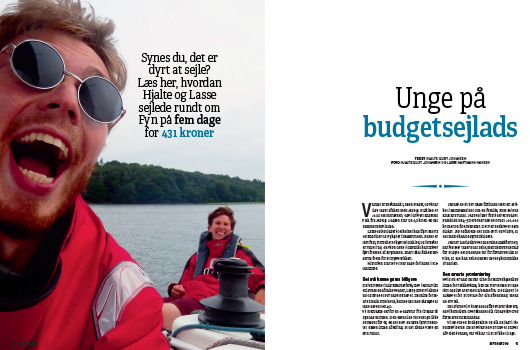 Unge på budgetsejlads