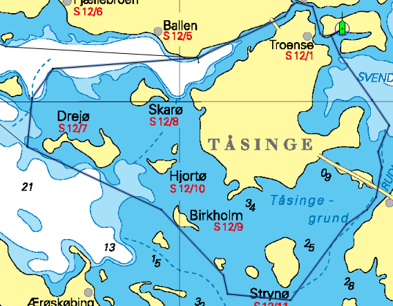 øhavet rundt kort revideret