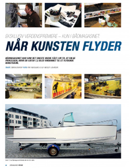 Eksklusiv verdenspremiere – kun i Bådmagasinet: Når kunsten flyder 
