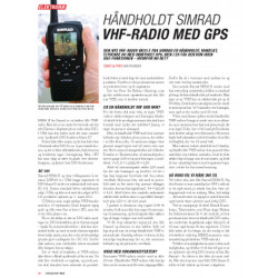 Elektronik: Håndholdt Simrad VHF-radio med GPS