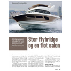 Jeanneau Prestige 350: Stor flybridge og en flot salon 