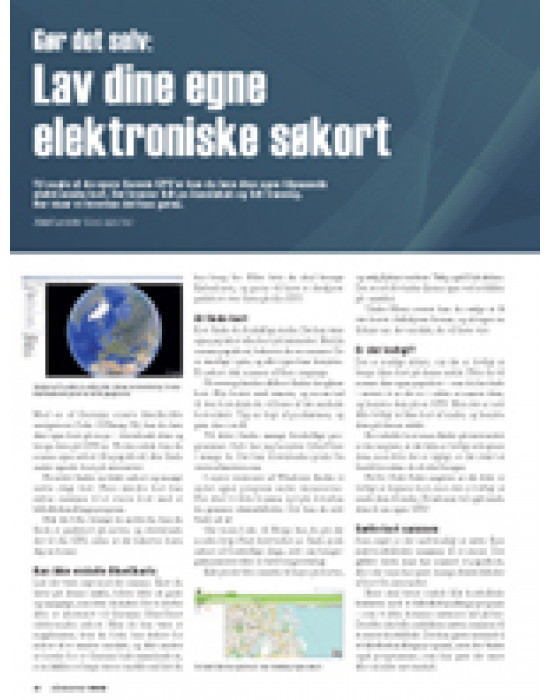 Lav dine egne elektroniske søkort