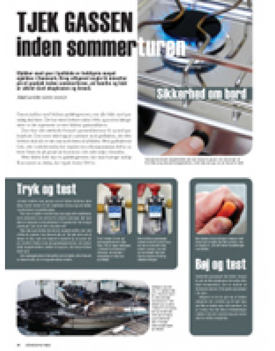 Tjek gassen inden sommerturen