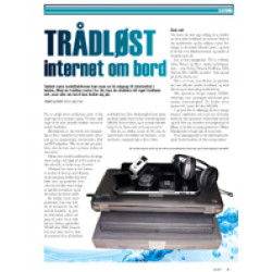 Trådløst internet og tv om bord