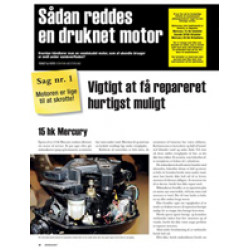 Sådan reddes en druknet motor