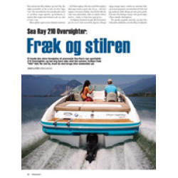 Sea Ray 210 Overnighter: Fræk og stilren
