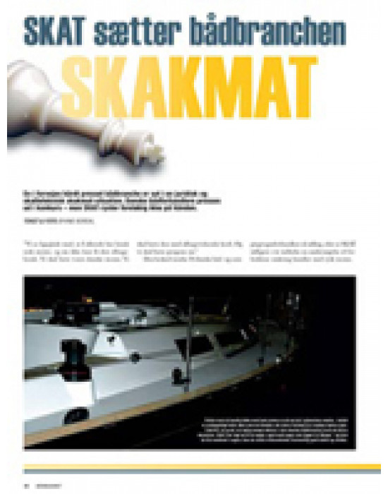SKAT sætter bådbranchen skatmat