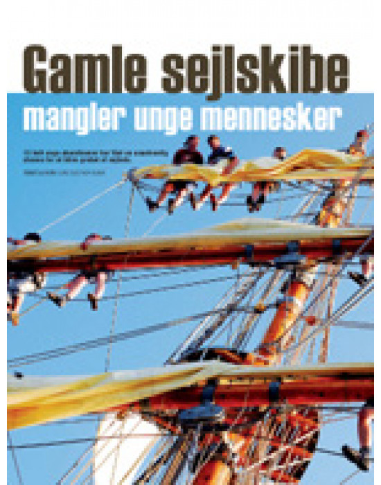 Gamle sejlskibe mangler unge mennesker  