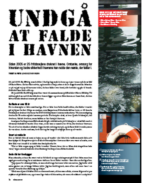 Undgå at falde i havnen