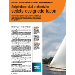 Kend dit grej - Sejlpindene skal understøttesejlets designede facon