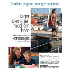 Familine Hougaard tager hverdagen med om bord
