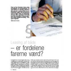 Leasing af både– er fordelene farerne værd? 