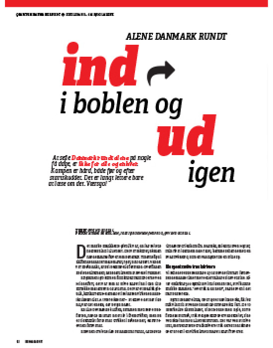 QDRS - Ind i boblen og ud igen