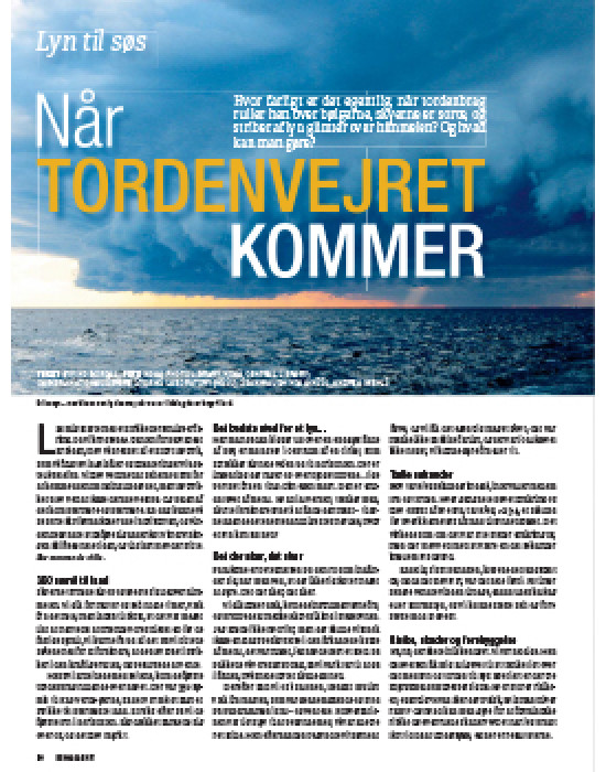 Lyn til søs - når tordenvejret kommer