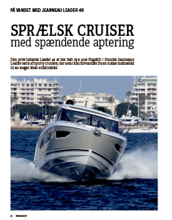 Leader 46 - en sprælsk cruiser Leader 46 - en sprælsk cruiser