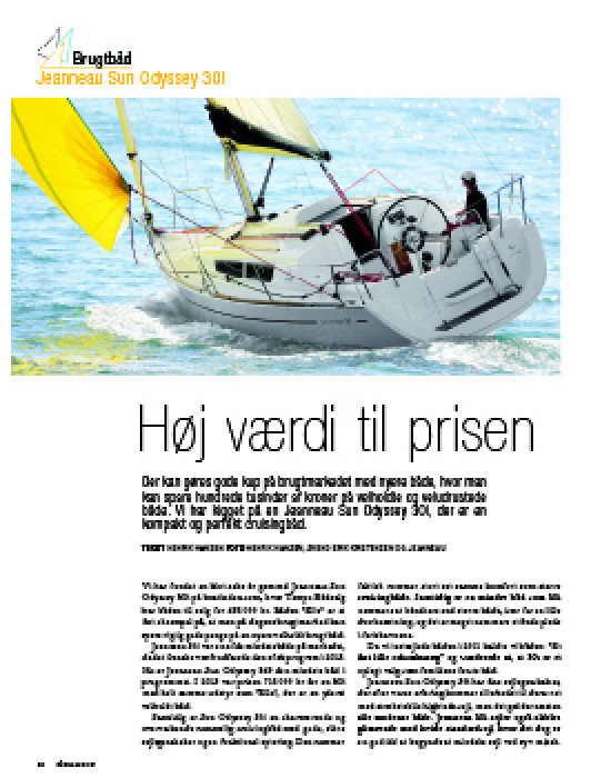 Brugtbåd Jeanneau Sun Odessey 30i