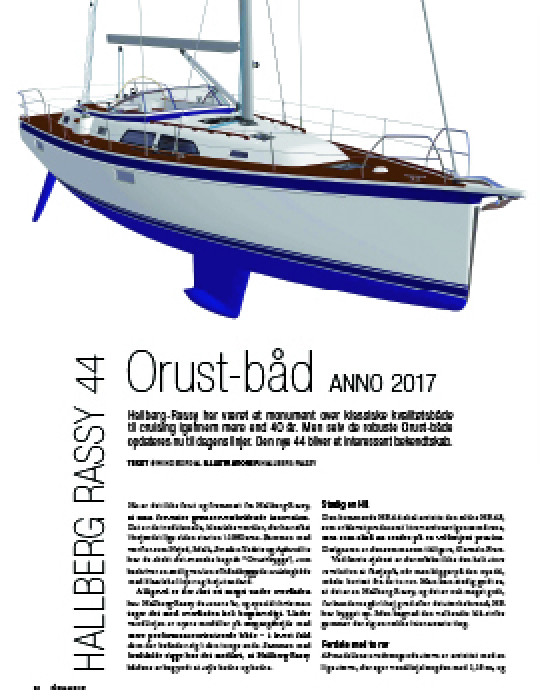 Hallberg-Rassy 44 Orust bygge anno 2016