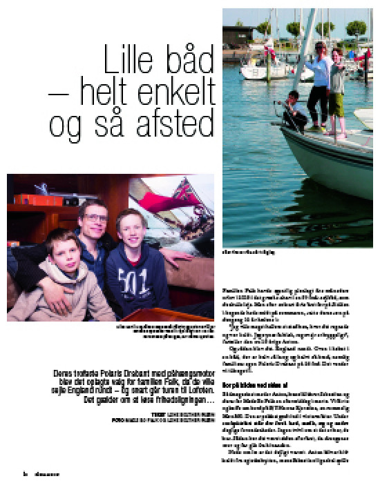 Lille båd - helt enkelt og så afsted
