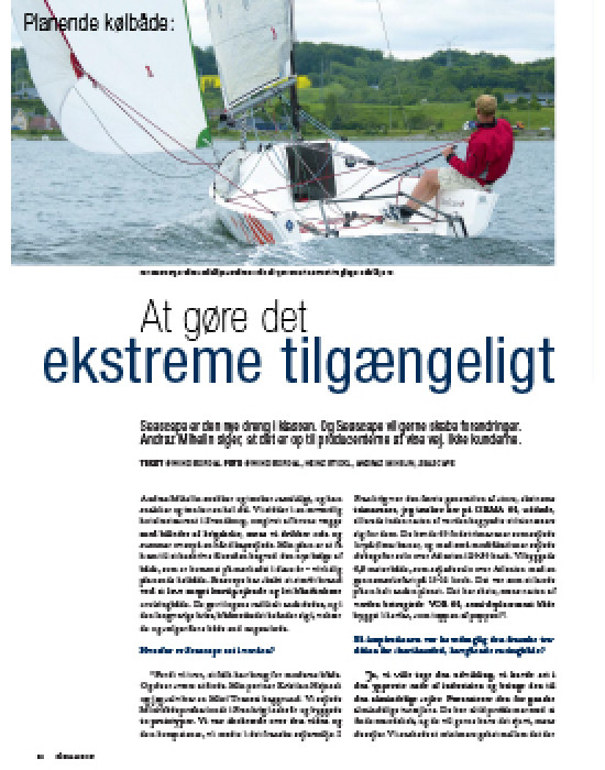Seascape - at gøre det ekstreme mere tilgængeligt