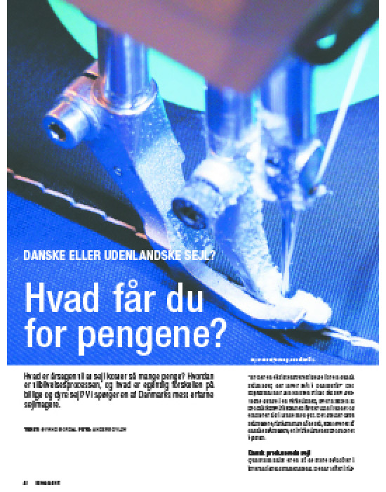Danske eller udenlandske sejl