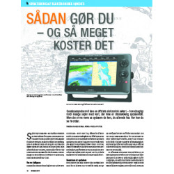 Opdatering af elektroniske søkort - sådan gør du
