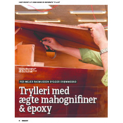 Trylleri med  ægte mahogniﬁner & epoxy