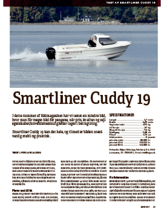 Smartliner Cuddy 19