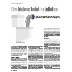 Om bådens toiletinstallation