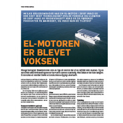 El-motoren er blevet voksen