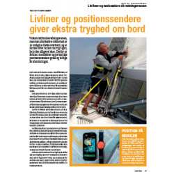 Livliner og nødsendere til redningsvesten