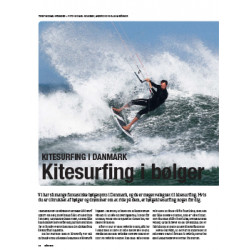 Kitesurﬁng i bølger 