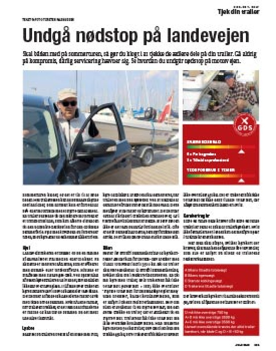 Undgå nødstop på landevejen 