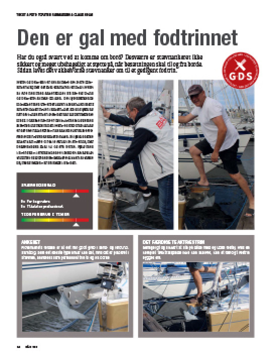 Den er gal med fodtrinnet