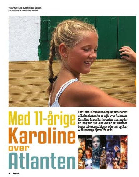 Med Karoline over Atlanten