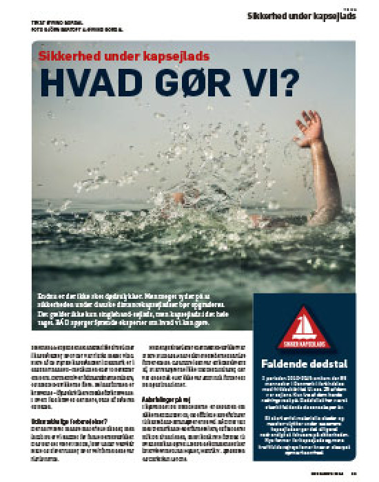 Sikkerhed under kapsejlads Sikkerhed under kapsejlads