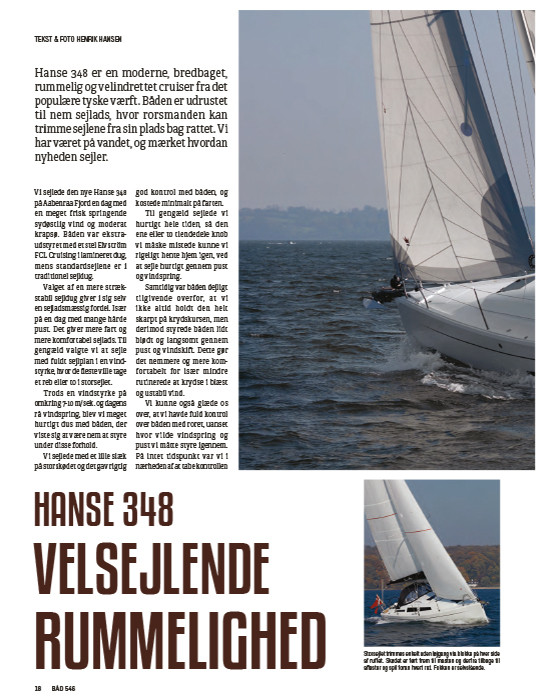 Hanse 348 Velsejlende rummelighed