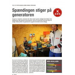 GDS Spændingen stiger på generatoren